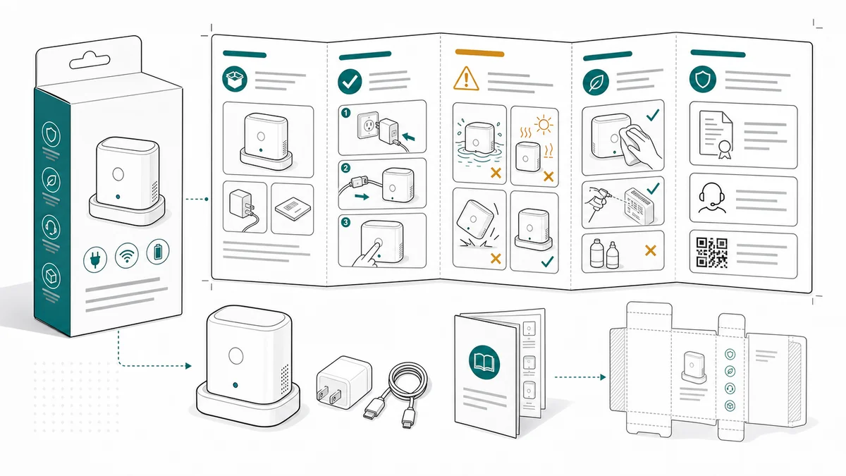 Packaging Insert Instruction Design for Amazon Products Packaging Insert Instruction Design for Amazon Products